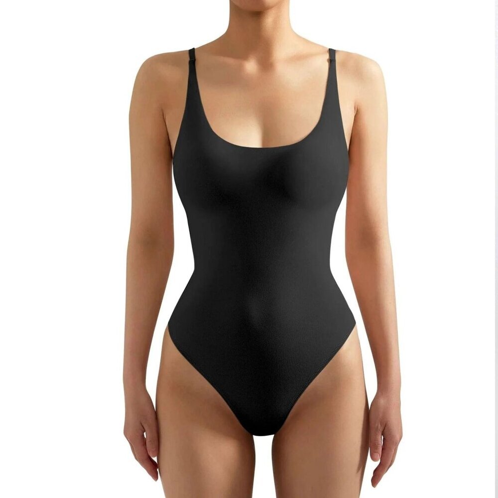 SUUKSESS Buttery Soft U‎ Neck Bodysuit Size Large